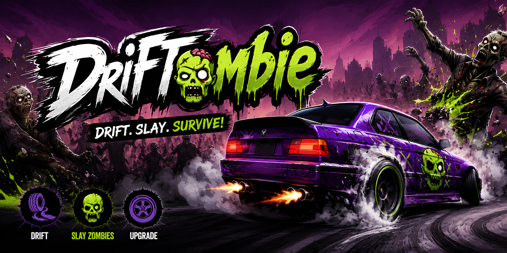 Driftombie - Drift or Die feature graphic