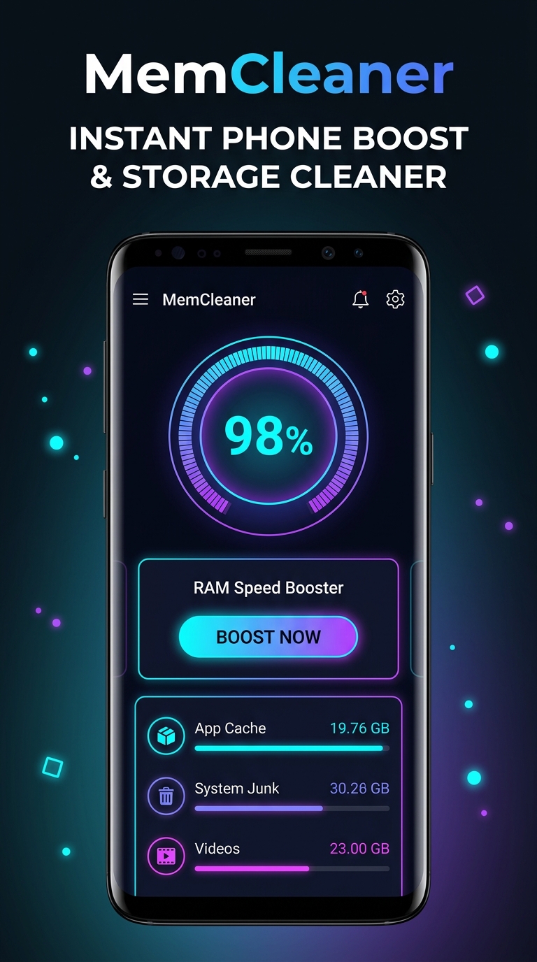 MemCleaner mobile app screenshot 1