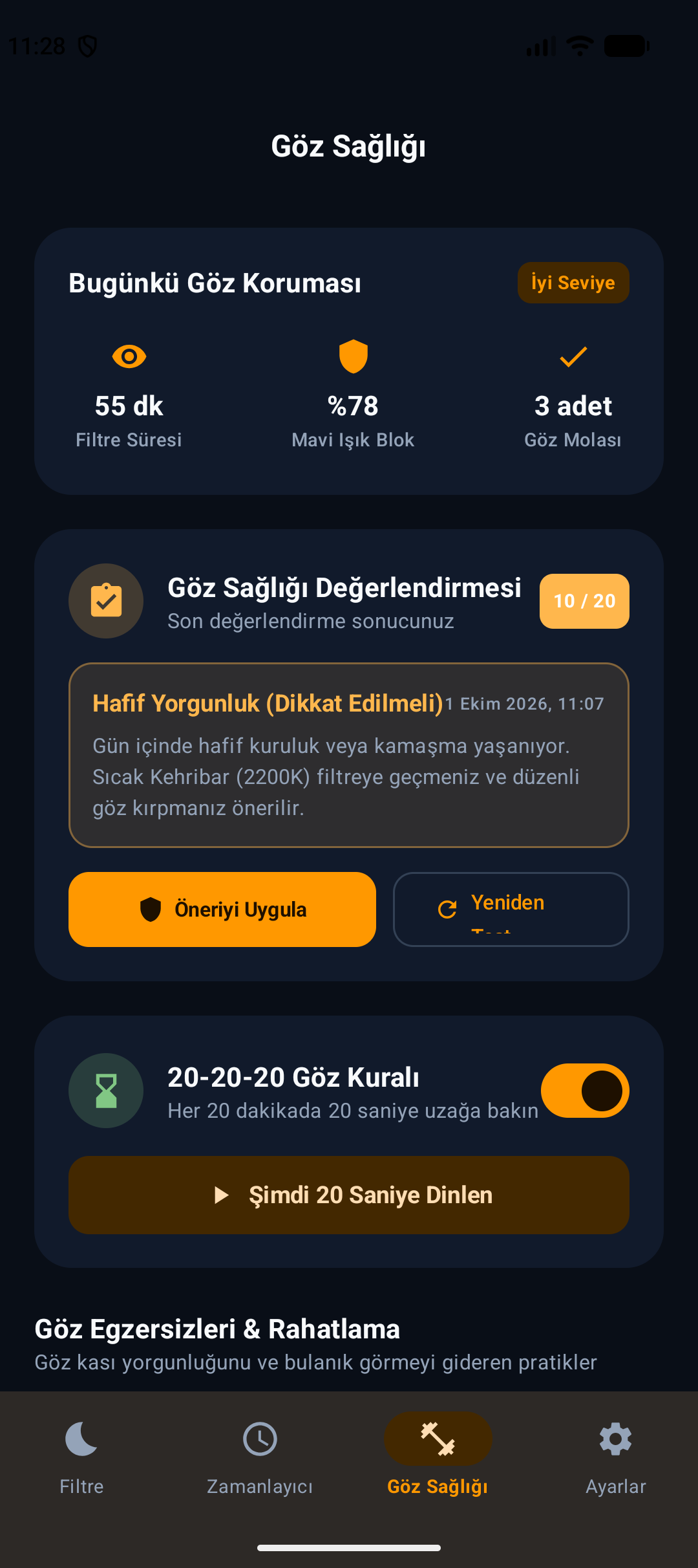 RestEye mobile app screenshot 3